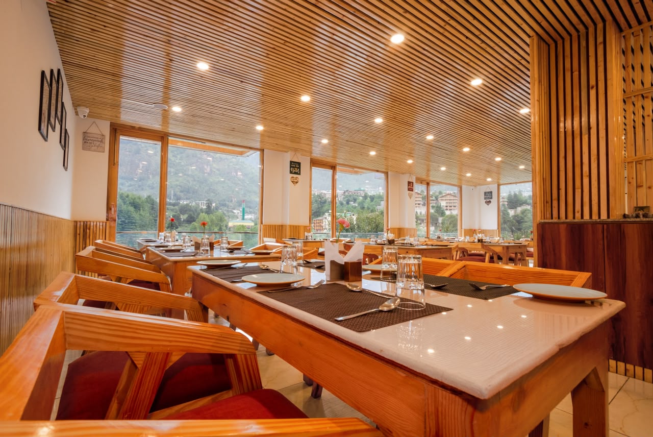 Hotel River Pine interior, Manali