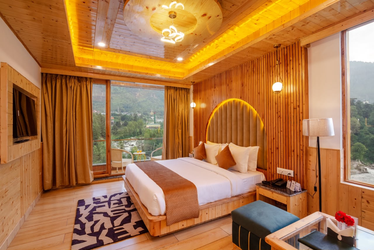 Hotel River Pine interior, Manali